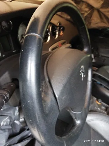 Volante de direção Peugeot 408 couro, somente o aro