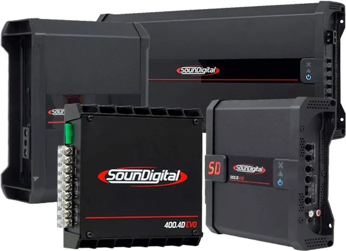 Modulos soundigital 400.4  800.4 1200.4 Digitais Novo 1 ano de garantia