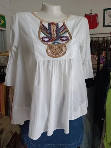 Bata branca Indiana AHA número 40