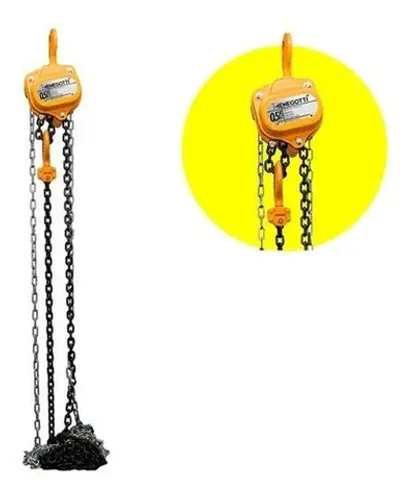 Talha Manual de Corrente 500kg x 5m MENEGOTTI MTC500kgX5M