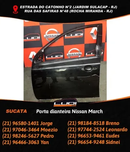 Porta dianteira Nissan March