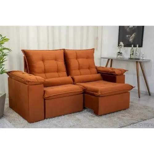 SOFÁ SUPER CONFORTÁVEL RETRÁTIL RECLINÁVEL BORA DECOR!! RU394