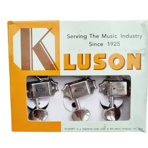 Tarraxas Kluson 3+3 Mini Oval Niqueladas (Musicalvo)