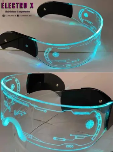 ÓCULOS DE LED NEON FESTA CARNAVAL