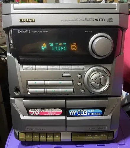 Mini system AIWA com Bluetooth 