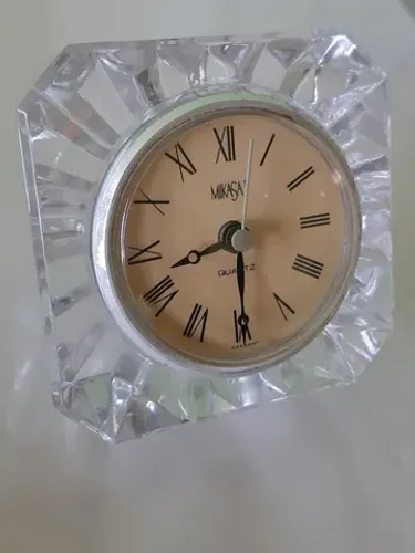 Relógio alemão Mikasa em cristal