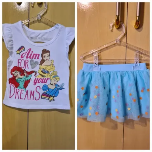 Saia e Bata Disney 2 anos