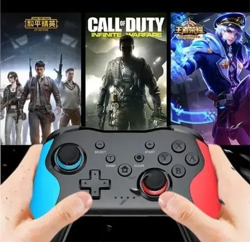 Controle sem fio compatível com Nintendo Switch, PC, Android e PS3