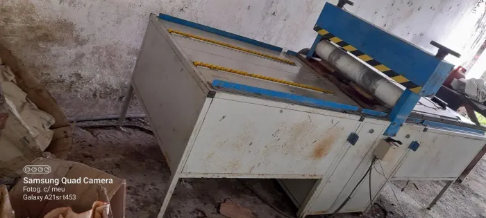 Corte vinco 90cm de largura tudo ok só trabalhar.R$13,000 mil