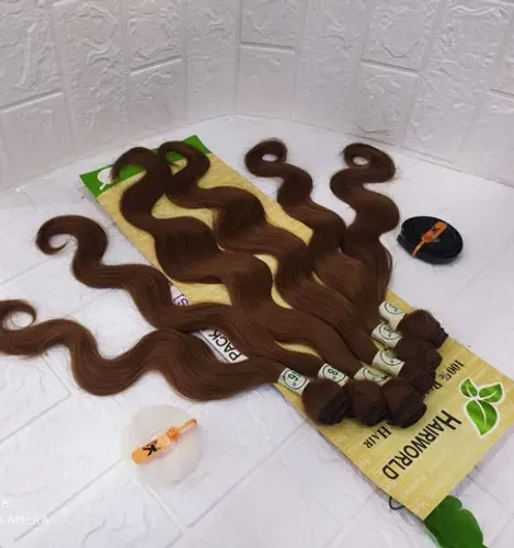 Cabelo Organico Ondul 55cm 16" 18 20 20 18 16 260g  Tela - Cor (#30)