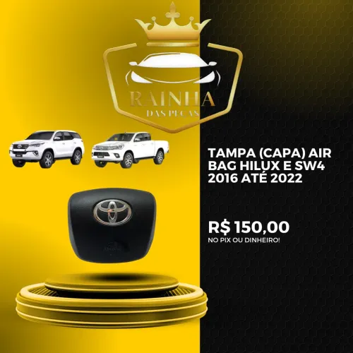 Tampa Air bag Hilux e Sw4 2016 até 2022