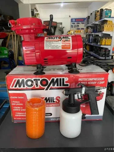 Compressor de ar direto 2.3pesC/ Kit Pintura - Motomil (Loja)