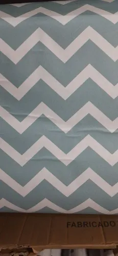 Papel de parede vinil tipo azul e branco