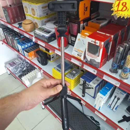 Bastão de Selfie/Tripé Altura Ajustável até 40cm
