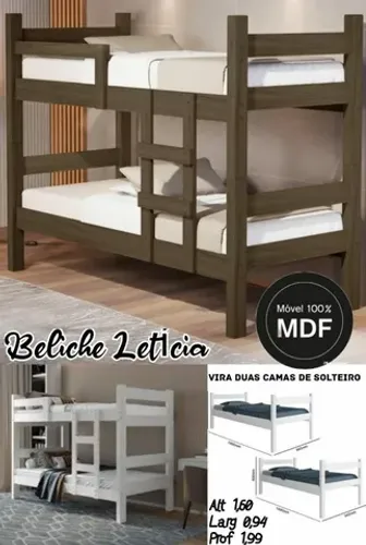 Beliche 100% MDF 120 kg