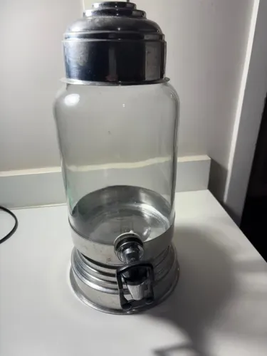 Jarra de Vidro com Torneira para Bebidas