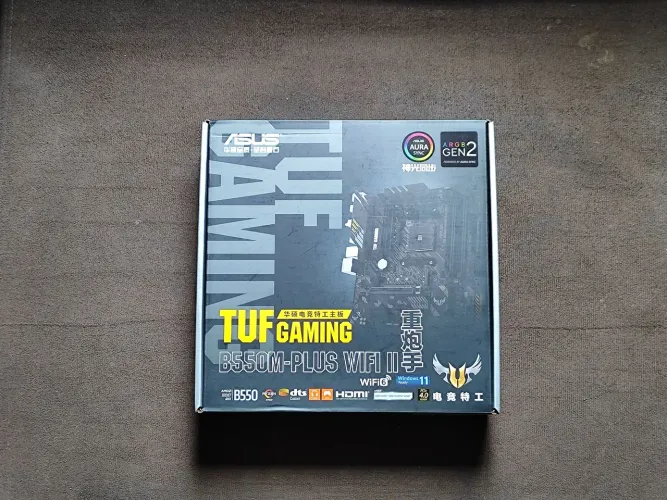 Placa mãe Asus TUF B550M plus WIFI II - Nova, Nunca usada