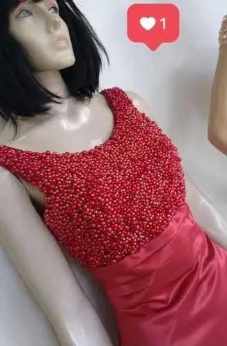 Vestido de Festa Longo Vermelho
