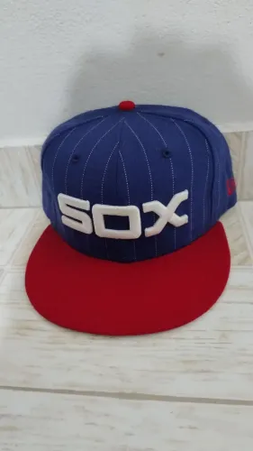 Boné vintage new era white sox