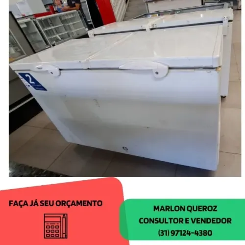 Freezer Horizontal Tampa Cega Fricon 411/503 Litros