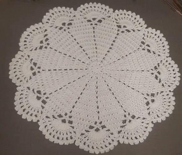 jogo americano em croche, fio 100% algodão