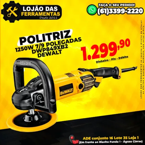 Politriz 1250w 7/9 Polegadas Dwp849xb2 Dewalt