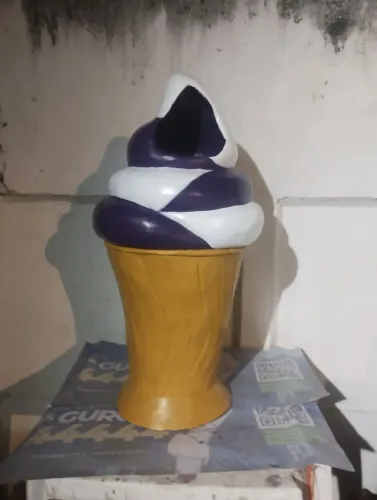 Escultura artístca de sorvete
