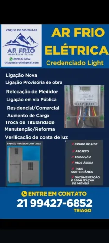 Eletricista credenciado light 