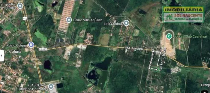 Terreno à venda, 96000 m² por R$ 1.500.000,00 - Jenipapeirp - Aquiraz/CE