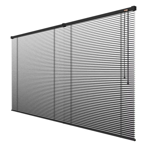 Persiana de PVC Horizontal 160x130cm Preto, Branco ou Cinza