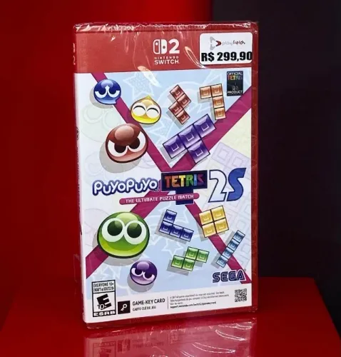 Nintendo Switch 2 - Jogo Puyo Puyo Tetris 2S - Produto Novo Com Garantia da Loja