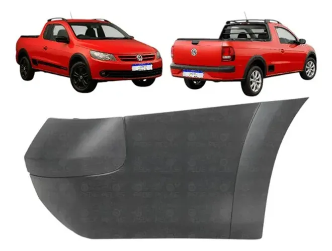 Polaina Traseira Vw Saveiro G5 G6 2009 2010 2011 A 2016 Ld  Direito/passageiro