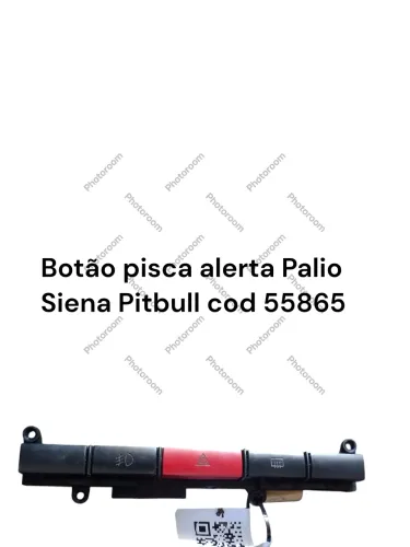 Botão Pisca Alerta Palio Siena Pitbull Cod 55865