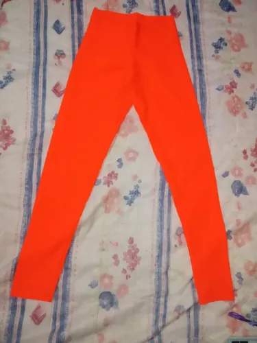 Calça Legging Esportiva Laranja Vibrante