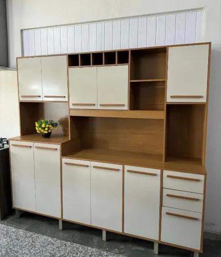 Armário Cozinha Completa Petra 11 Portas e 2 Portas- Entrega Rápida