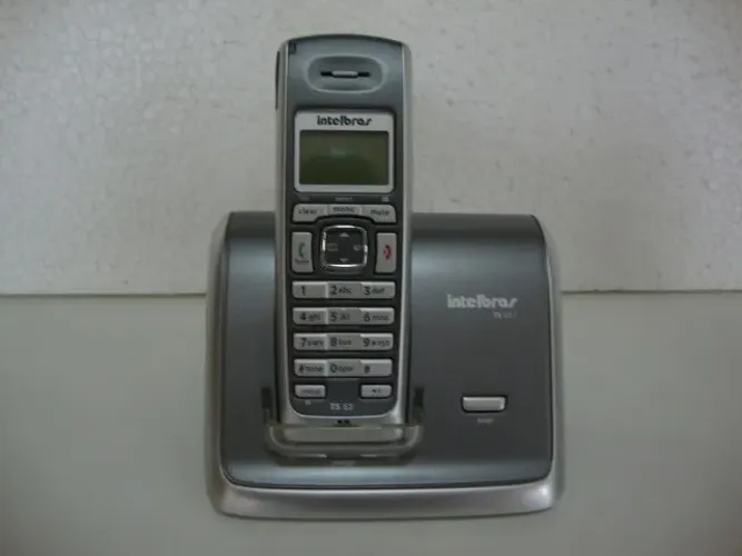 Aparelho Telefônico sem Fio Marca Intelbrás Modelo TS-62.