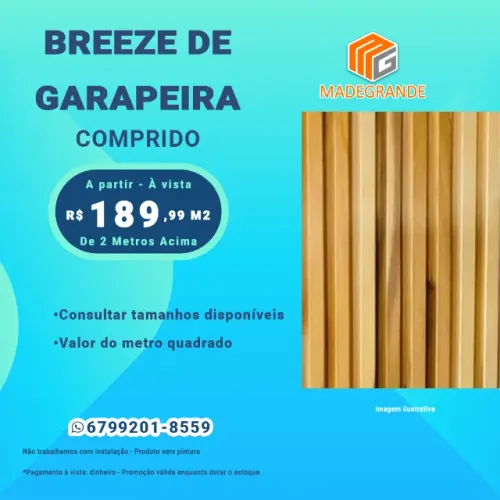 Breeze Ripado de Garapeira
