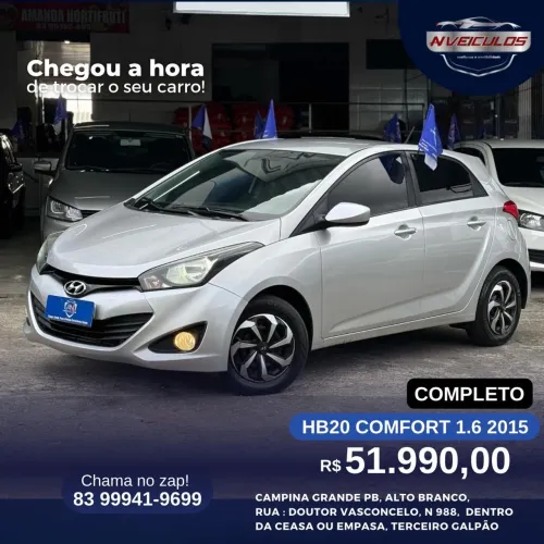 HB20 Comfort 2015 1.6 Pintura Impecável 