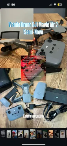 Drone DJI Mavic Air 2 Semi-Novo