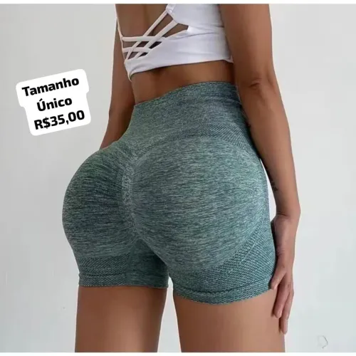 Shorts Empina Bumbum Fitness - Tamanho Único