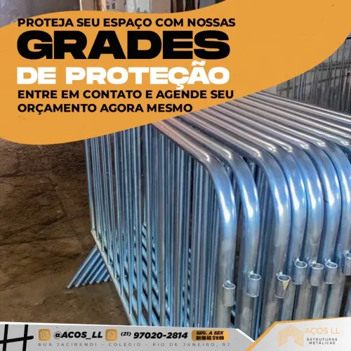 Grades de proteção para seu espaço!