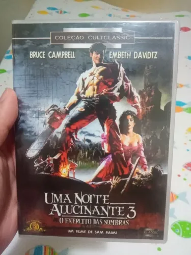 Dvd lacrado uma noite alucinante 3 evil dead army of darkness