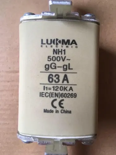 Fusível NH1 63A 500V~ gG-gL LUKMA