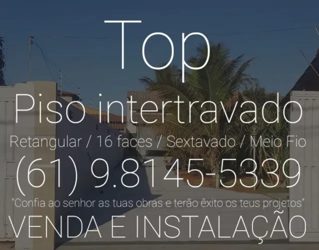 Piso Intertravado (Bloquete)