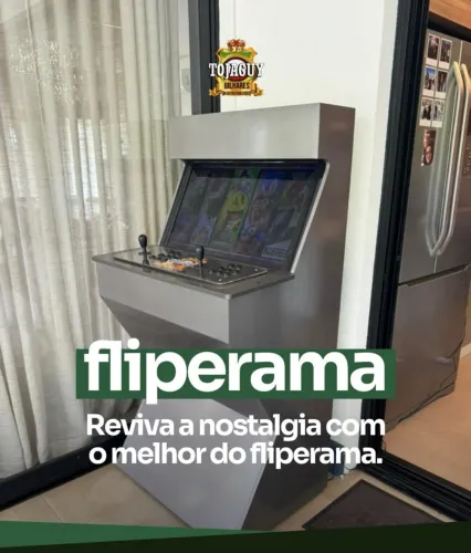 Fliperama Arcade Personalizado - Reviva a Nostalgia!