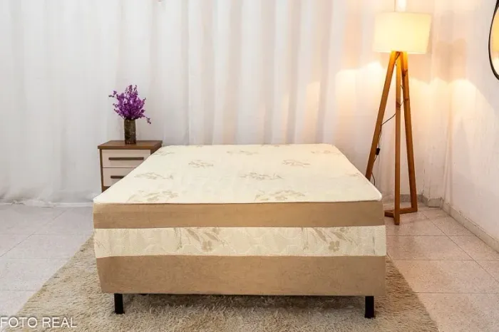 Cama Box Casal Ortopédica 138x188x60- Produto Novo
