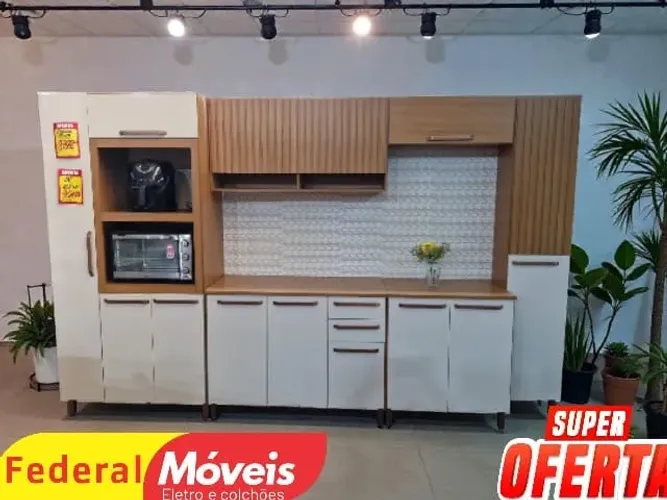 Armário Cozinha Off White MEGA OFERTA
