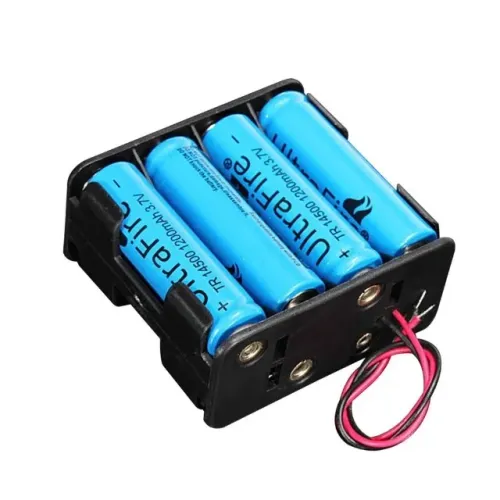 Suporte Adaptador P/2/6 Pilhas Pequena AA