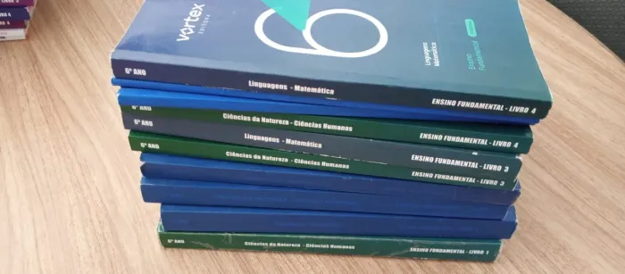 Livros didáticos 6° ano - editora vortex