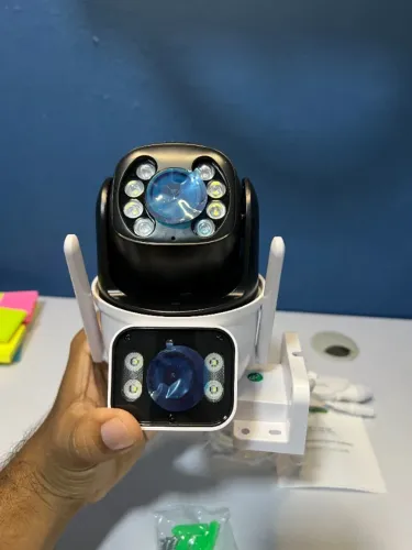 Câmera de Segurança COIBEU Wi-Fi 4K Ultra HD Dual Lens